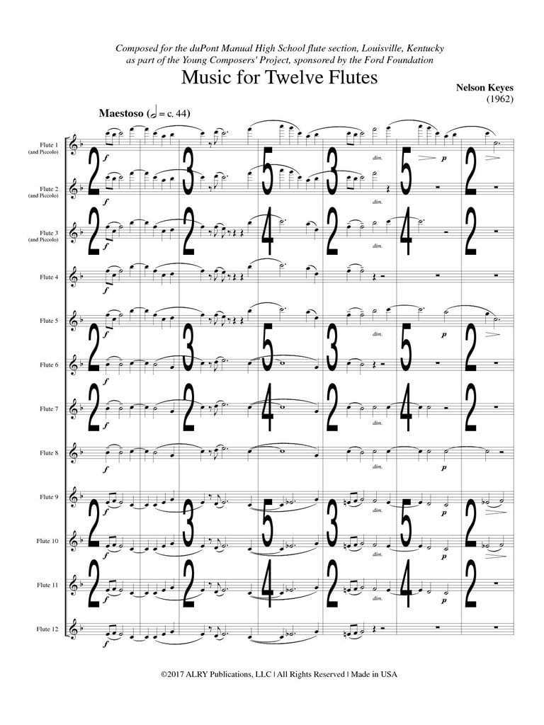 Music For 12 Flutes